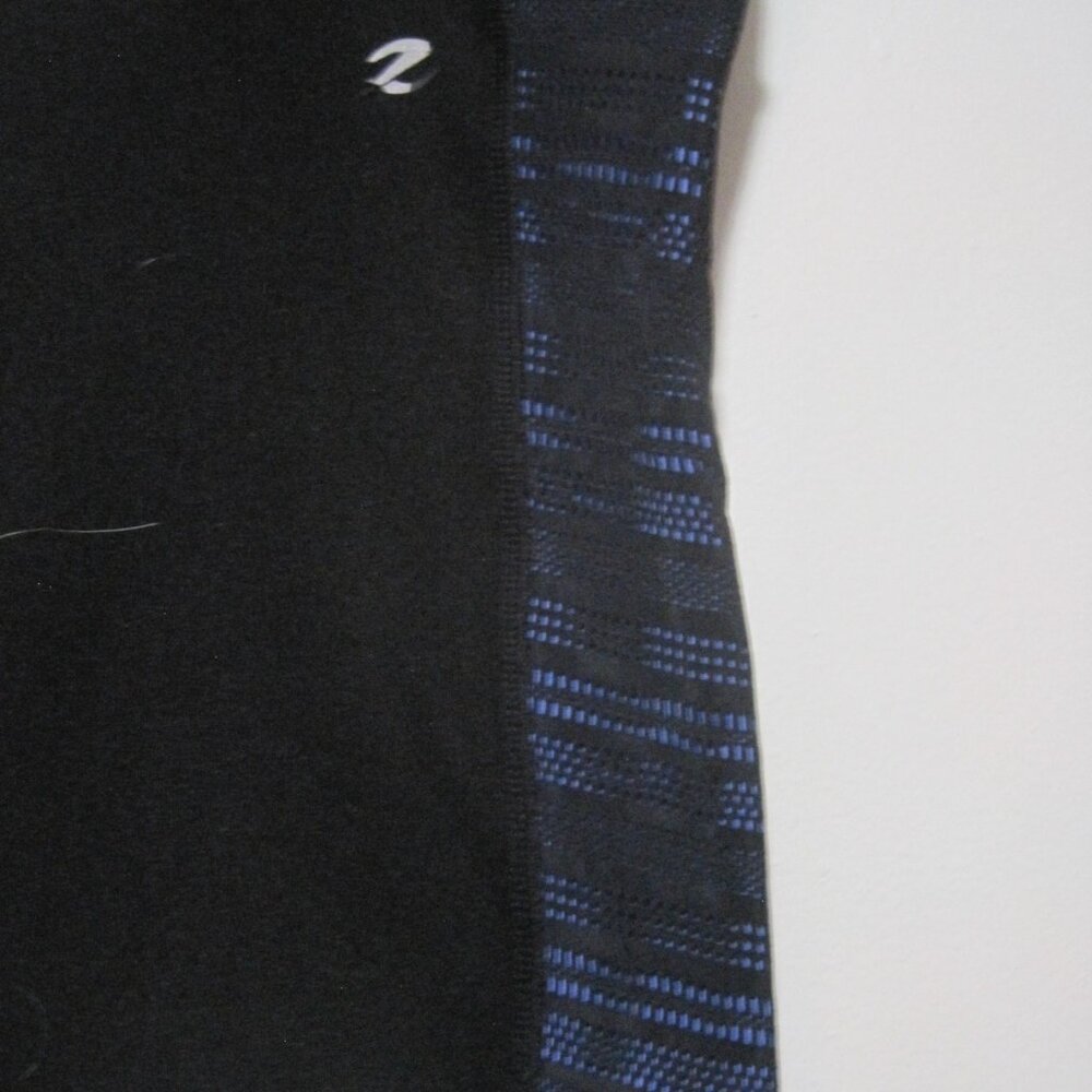 ENERGY ZONE Performance Elastic Shorts Womens XL Black Blue Activewear Speed-Dri - Picture 2 of 4